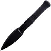 Cuchillo fijo SPIRIT con hoja Spear point negra y funda