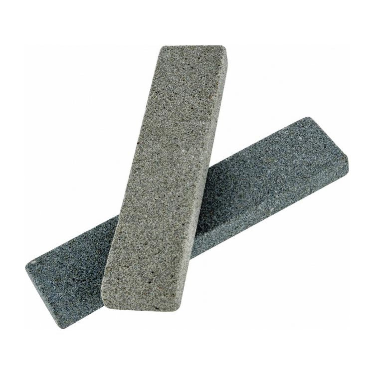 Juego de 2 piedras de afilar para cuchillos, grano fino y grueso, 7x1,5x0,5 cm