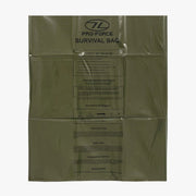 Bolsa de emergencia SURVIVAL para 1 persona, color verde (CS037-OG)