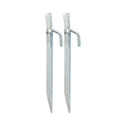 Estacas de tienda de acero 18 cm (6 uds.)