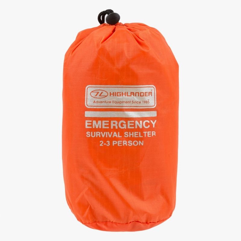 Tienda de emergencia naranja para 2-3 personas (vista del producto)