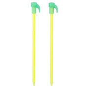 Estacas fluorescentes para tienda 20 cm, juego de 6 unidades