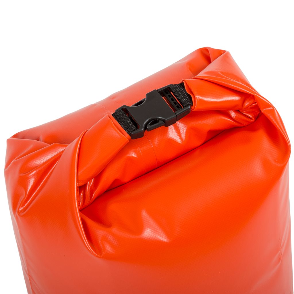 Bolsa impermeable roll-top 16 L negra, trilaminado PVC, 36 x 23 cm