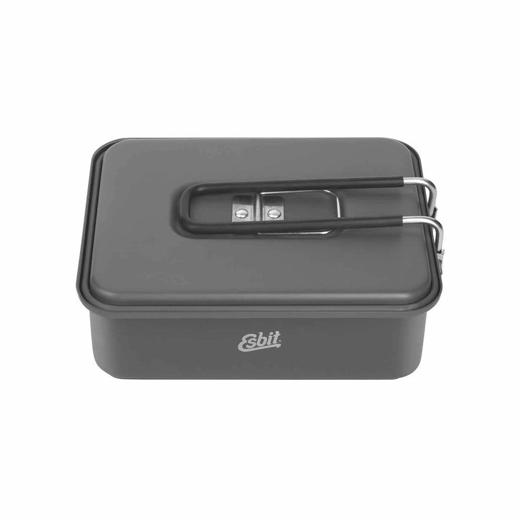 Set de cocina cuadrado 1100 ml en aluminio anodizado duro