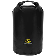 Bolsa impermeable negra 44 L de PVC 3 capas con cierre enrollable y hebilla