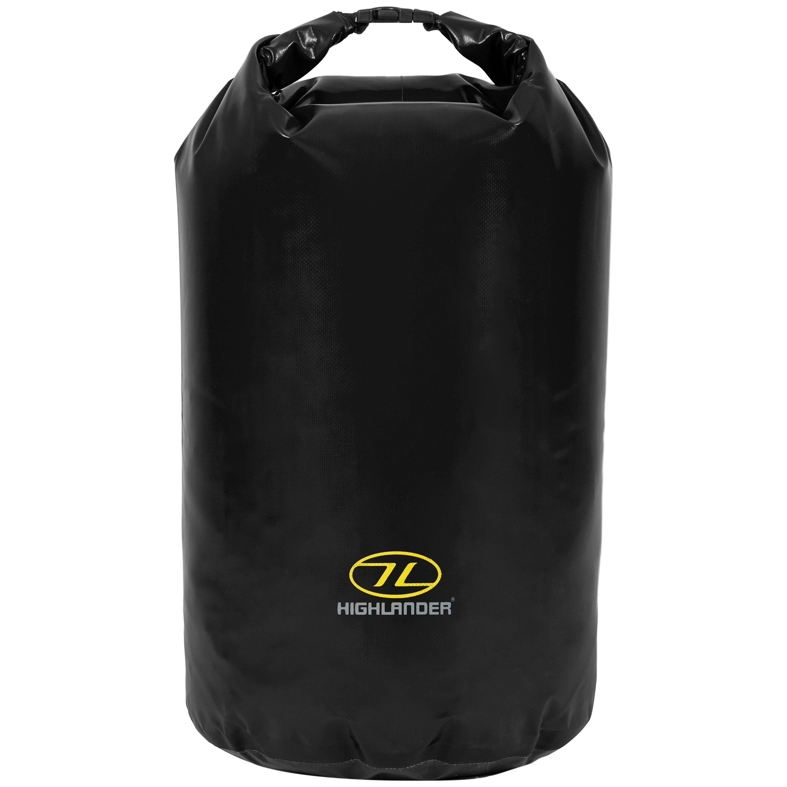 Bolsa impermeable negra 44 L de PVC 3 capas con cierre enrollable y hebilla