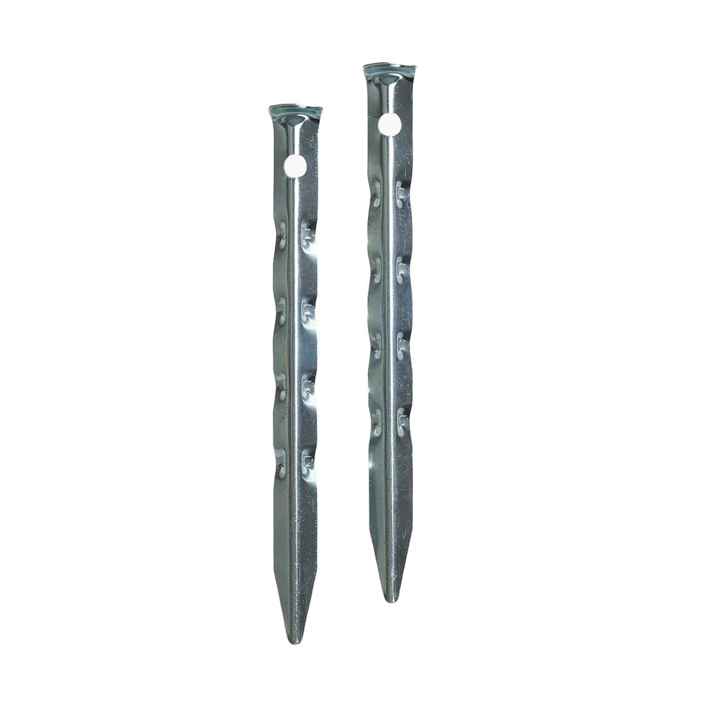 Estacas de acero para tienda 19 cm, paquete de 50 unidades