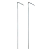 Estacas de tienda de acero 21,5 cm - paquete de 100 uds