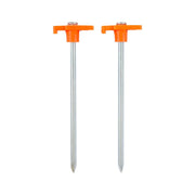 Piquetas de acero ROCK 18 cm, pack de 4, para suelos duros y pedregosos