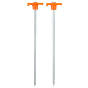 Piquetas de tienda ROCK de acero 25,4 cm, 4 unidades