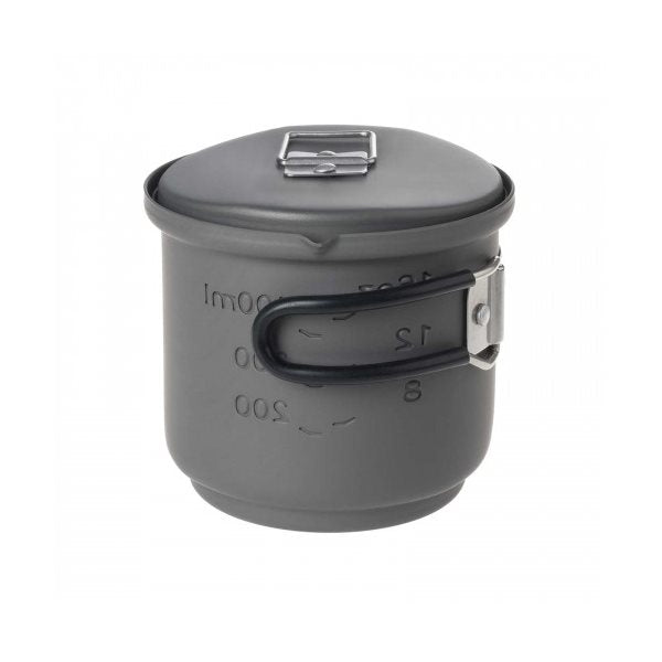 Hornillo de alcohol sólido con olla gris 585 ml