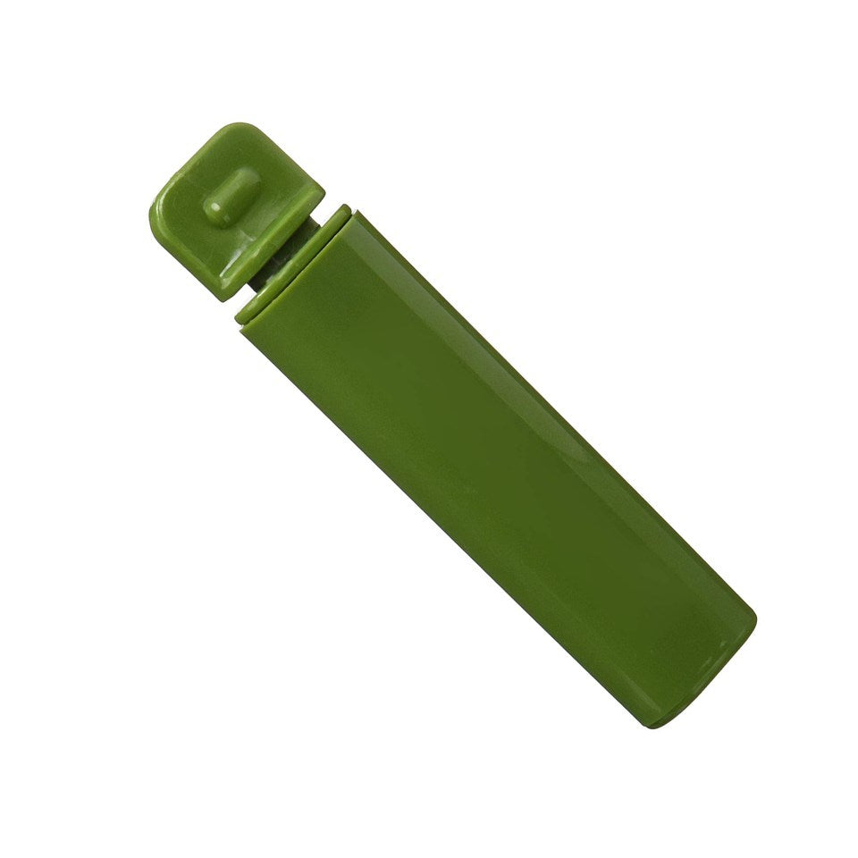 Cepillo de dientes plegable verde de plástico
