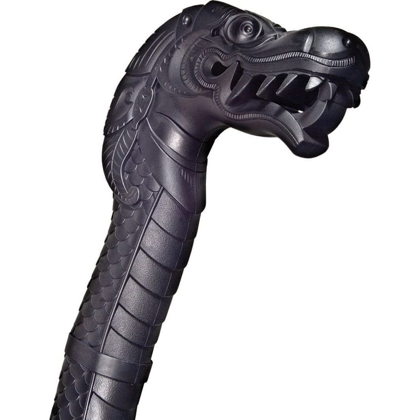 Bastón Dragon 99 cm con cabeza de dragón de 11,6 cm, construcción en polipropileno
