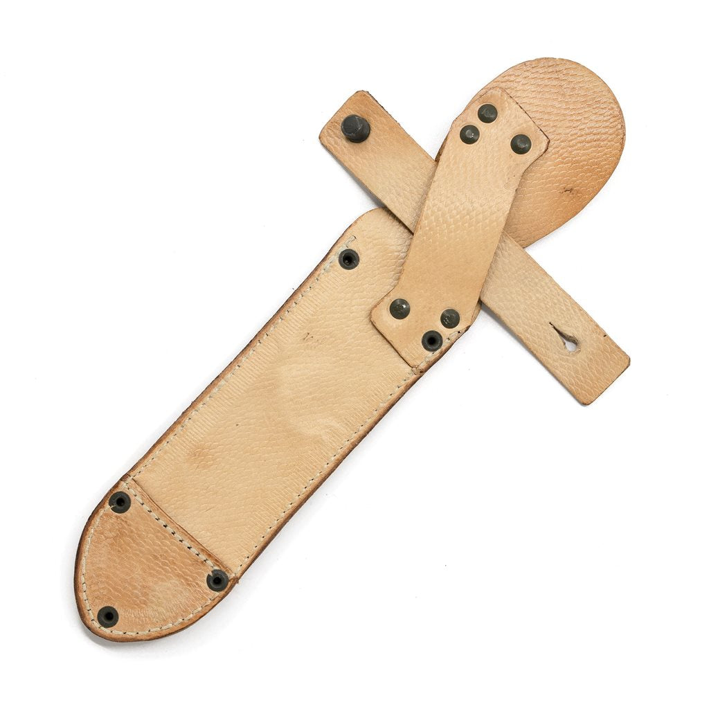 Funda de cuero original para cuchillo de combate ČSLA V-07 en perfecto estado