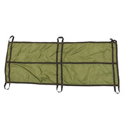 Camilla de emergencia VITAL verde en nylon rip-stop con elementos portantes de poliamida (CT100S)