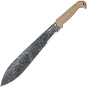 Machete TERRACHETE verde con funda; hoja de acero alto carbono 1075, longitud 52,5 cm