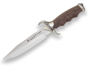 CUCHILLO ARABE CON PUÑO EN MADERA DE BUBINGA-ZAMAK Y HOJA DE 16 CM CB88-N - Espadas y Más