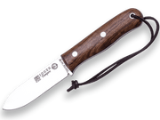 Imagen de Cuchillo Bushcraft Y Supervivencia Joker Bs9 Trampero. Acero Sandvik 14C28N, Mango Madera De Nogal, Hoja 10 Cm. Con Funda Vaquetilla. CN113 parte de nuestra colección en Espadas y más, sitio oficial.