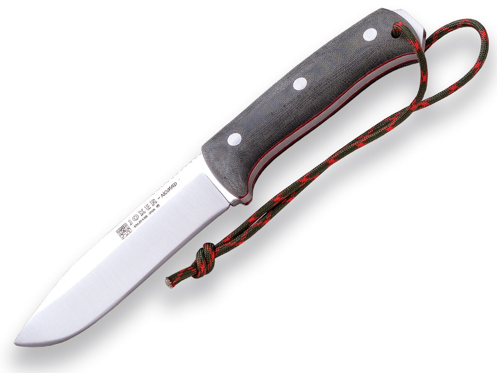 Cuchillo Bushcraft Y Supervivencia Joker Nomad Mango De Micarta Canvas.