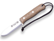 Imagen de Cuchillo Bushcraft Y Supervivencia Joker Trampero Scandi En Micarta Beige. CM124 parte de nuestra colección en Espadas y más, sitio oficial.