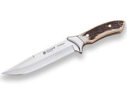 Imagen de Cuchillo De Caza Joker Antílope, Cachas Asta De Ciervo Y Hoja 19,5 Cm.Funda De Cuero. CC01 parte de nuestra colección en Espadas y más, sitio oficial.