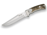 Imagen de Cuchillo De Caza Joker Gamo, Mango Asta De Ciervo Y Hoja De 15,5 Cm.Funda De Cuero. CC46 parte de nuestra colección en Espadas y más, sitio oficial.
