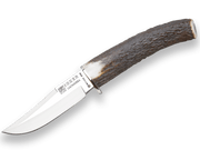 Imagen de Cuchillo De Caza Joker Luchasdera, Mango Punta Asta Ciervo, Hoja De 10 Cm. Funda De Cuero. CC70 parte de nuestra colección en Espadas y más, sitio oficial.