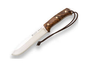 CUCHILLO DE SUPERVIVENCIA JOKER NOMAD 6.5" MANGO DE NOGAL, CON FERROCERIO - Espadas y Más