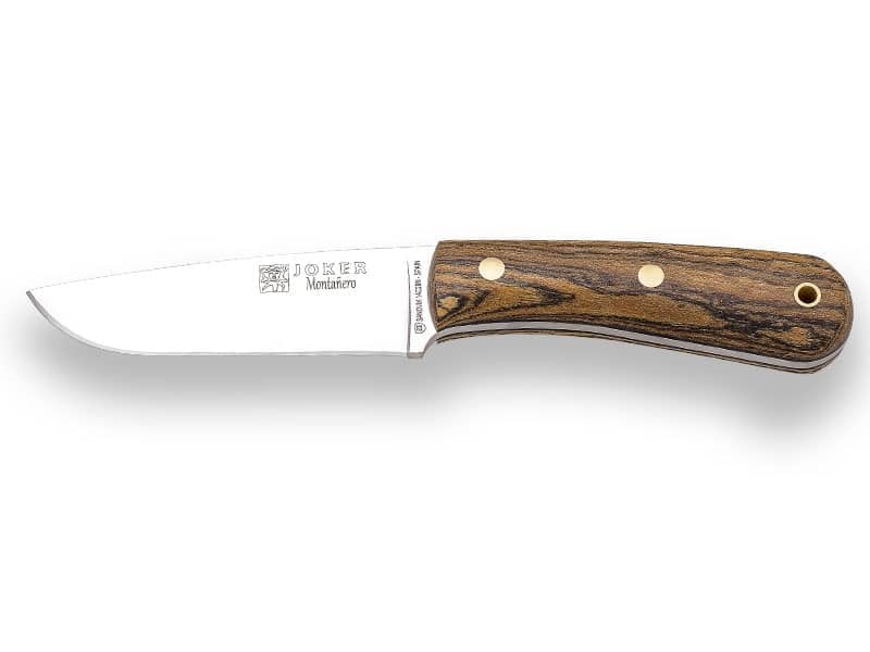 Imagen de Cuchillo De Supervivencia Y Bushcraft Joker Montañero, Mango De Bocote. CB134 parte de nuestra colección en Espadas y más, sitio oficial.