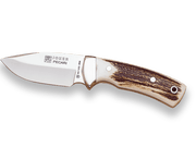 CUCHILLO DESOLLADOR CON CACHAS EN ASTA DE CIERVO Y HOJA INOX DE 8,5 CM. CC20 - Espadas y Más