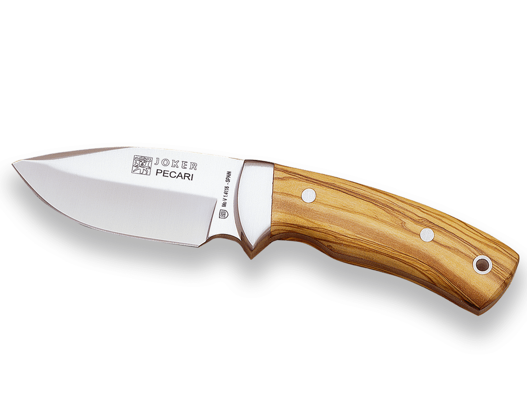 Imagen de Cuchillo Desollador Con Virola Cachas En Madera Roja Y Hoja De 8,5 Cm. CO20 parte de nuestra colección en Espadas y más, sitio oficial.