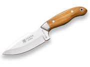 Imagen de Cuchillo Desollador Joker Cebra,Mango Madera Olivo Y Hoja Inox De 11 Cm.Funda De Cuero. CO39 parte de nuestra colección en Espadas y más, sitio oficial.