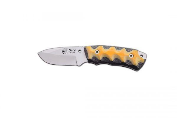 Cuchillo J&V NANO 2.0 MICARTA BICOLOR  1214-M5 - Espadas y Más