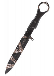 Cuchillo Misericordia Black Warfare, Extrema Ratio 04.1000.0479-BW-LE - Espadas y Más