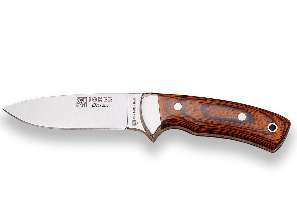 Imagen de Cuchillo Montero Con Virola Cachas De Madera Roja Prensada Y Hoja De 10 Cm. CR24 parte de nuestra colección en Espadas y más, sitio oficial.