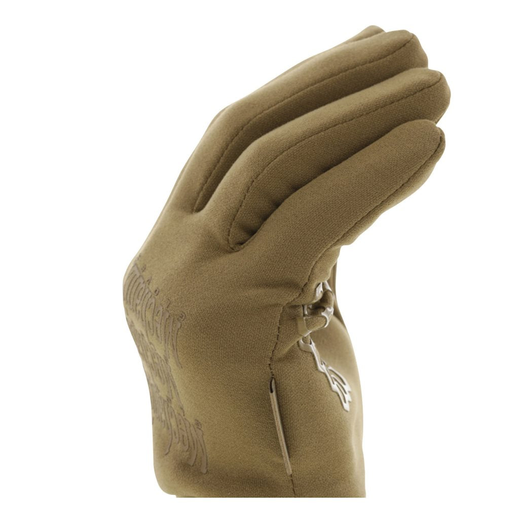 Guantes CODWORK BASE AYER Softshell color Coyote, forro polar, diseño delgado y bajo perfil