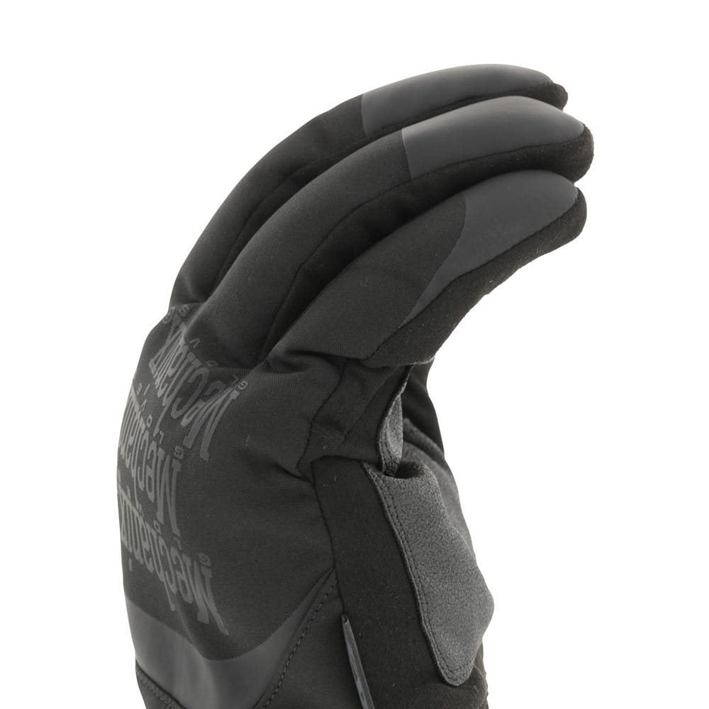 Guantes CODWORK FASTFIT invierno negros, softshell impermeable y forro polar, pulgar reforzado y compatibles con pantallas táctiles