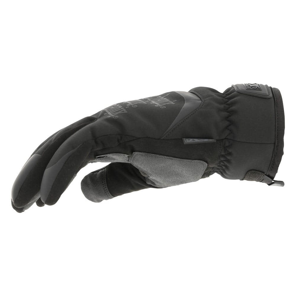 Guantes CODWORK FASTFIT invierno negros, softshell impermeable y forro polar, pulgar reforzado y compatibles con pantallas táctiles