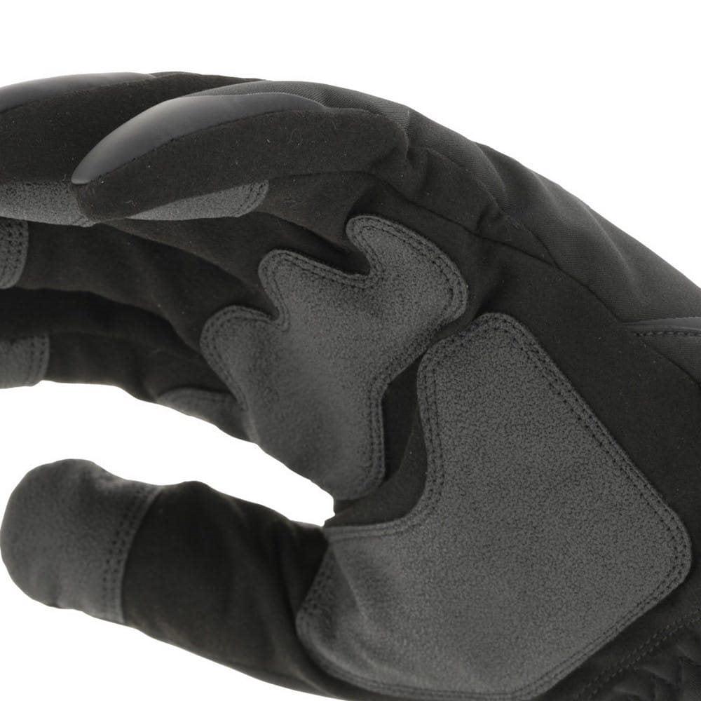 Guantes CODWORK FASTFIT invierno negros, softshell impermeable y forro polar, pulgar reforzado y compatibles con pantallas táctiles
