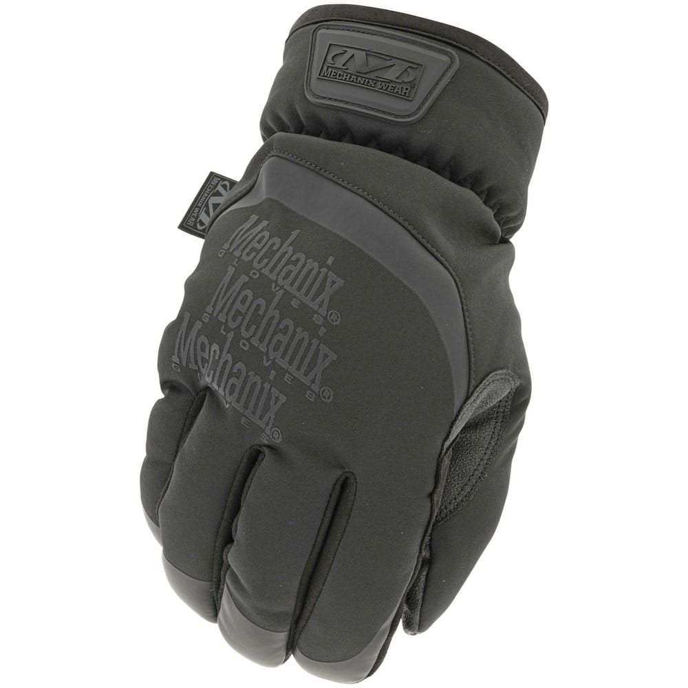 Guantes CODWORK FASTFIT invierno negros, softshell impermeable y forro polar, pulgar reforzado y compatibles con pantallas táctiles