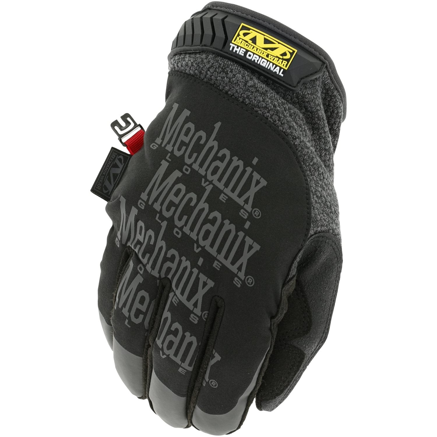 Guantes Coldwork de invierno negro y gris, Thinsulate C40, softshell y fleece