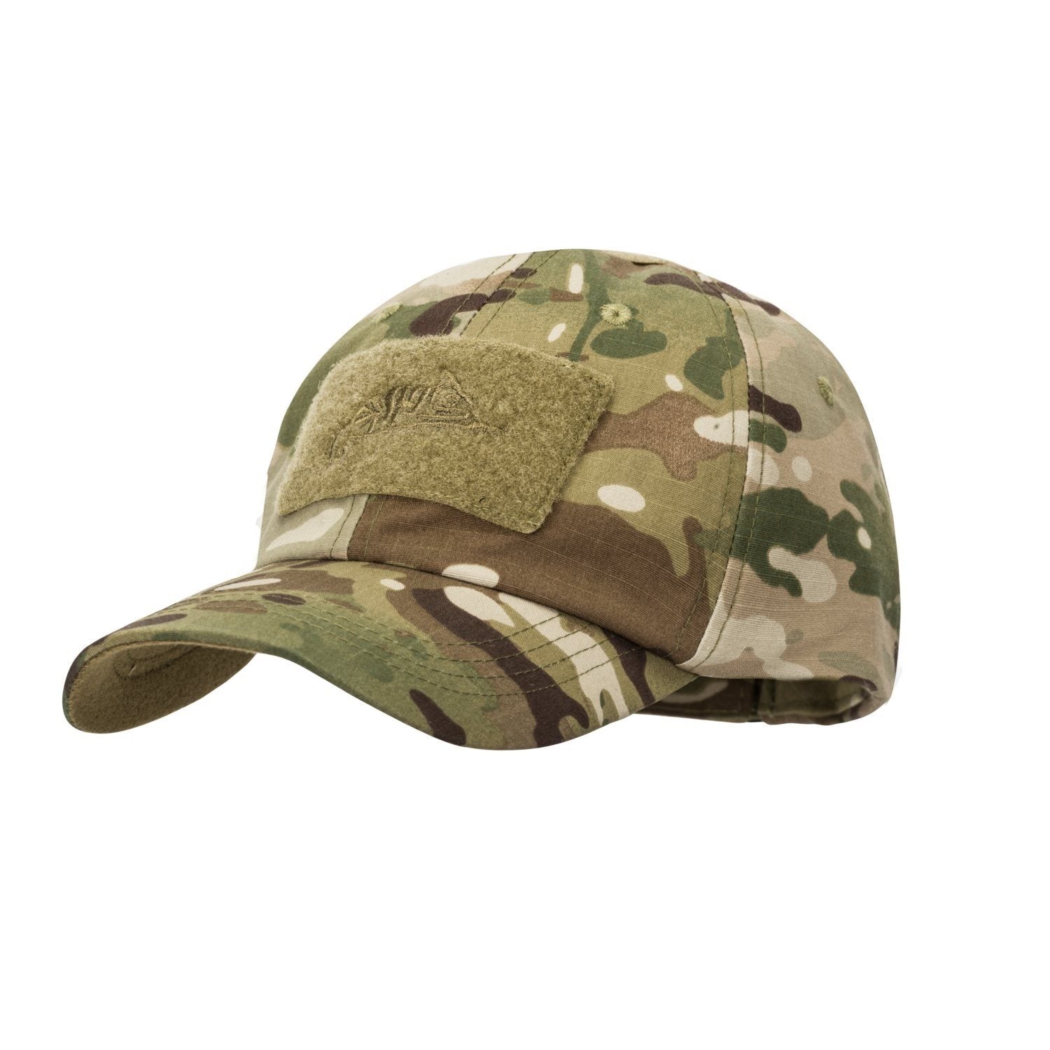 Gorra baseball táctica COYOTE Helikon en tejido rip-stop con cuatro paneles VELCRO