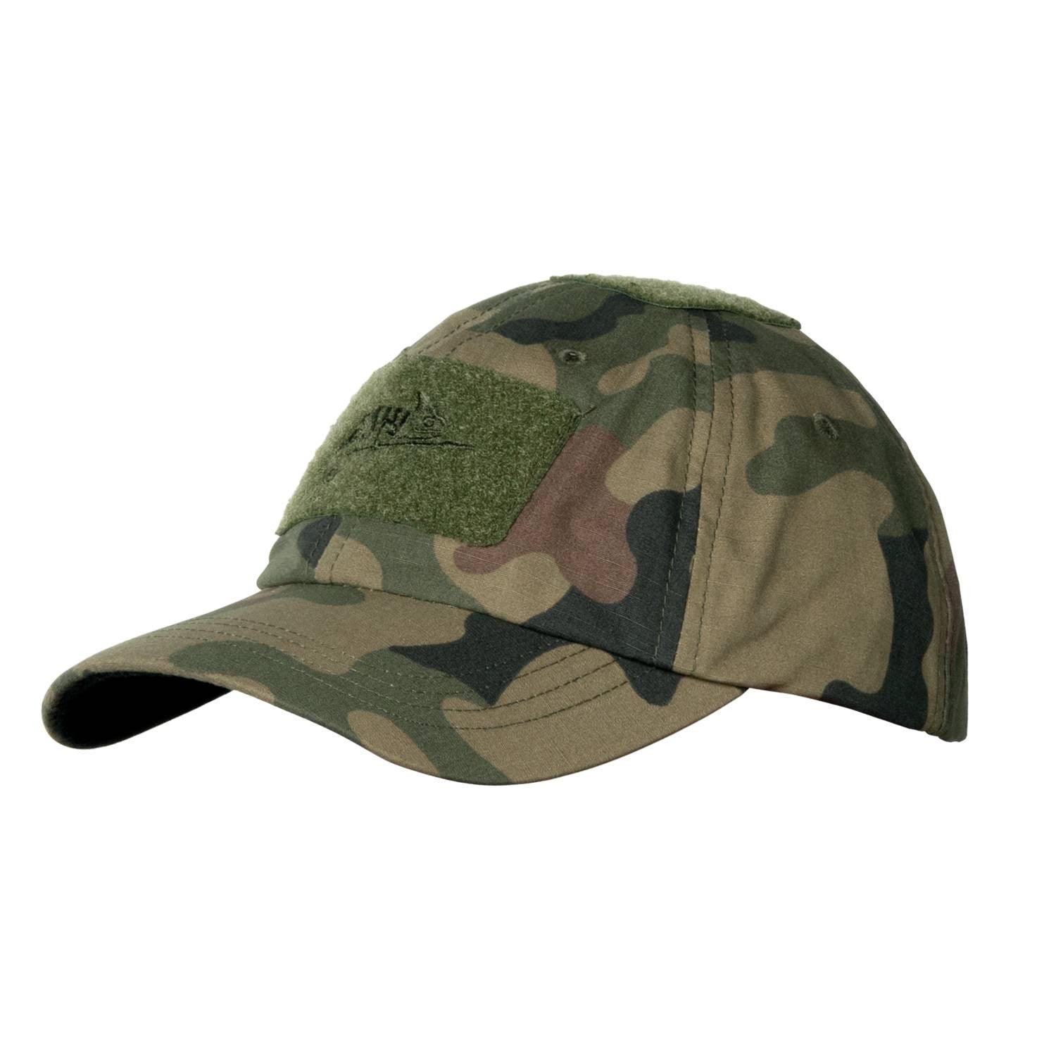 Gorra baseball táctica COYOTE Helikon en tejido rip-stop con cuatro paneles VELCRO