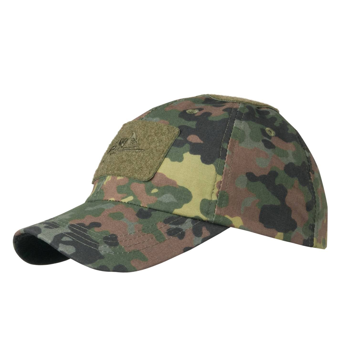Gorra baseball táctica COYOTE Helikon en tejido rip-stop con cuatro paneles VELCRO