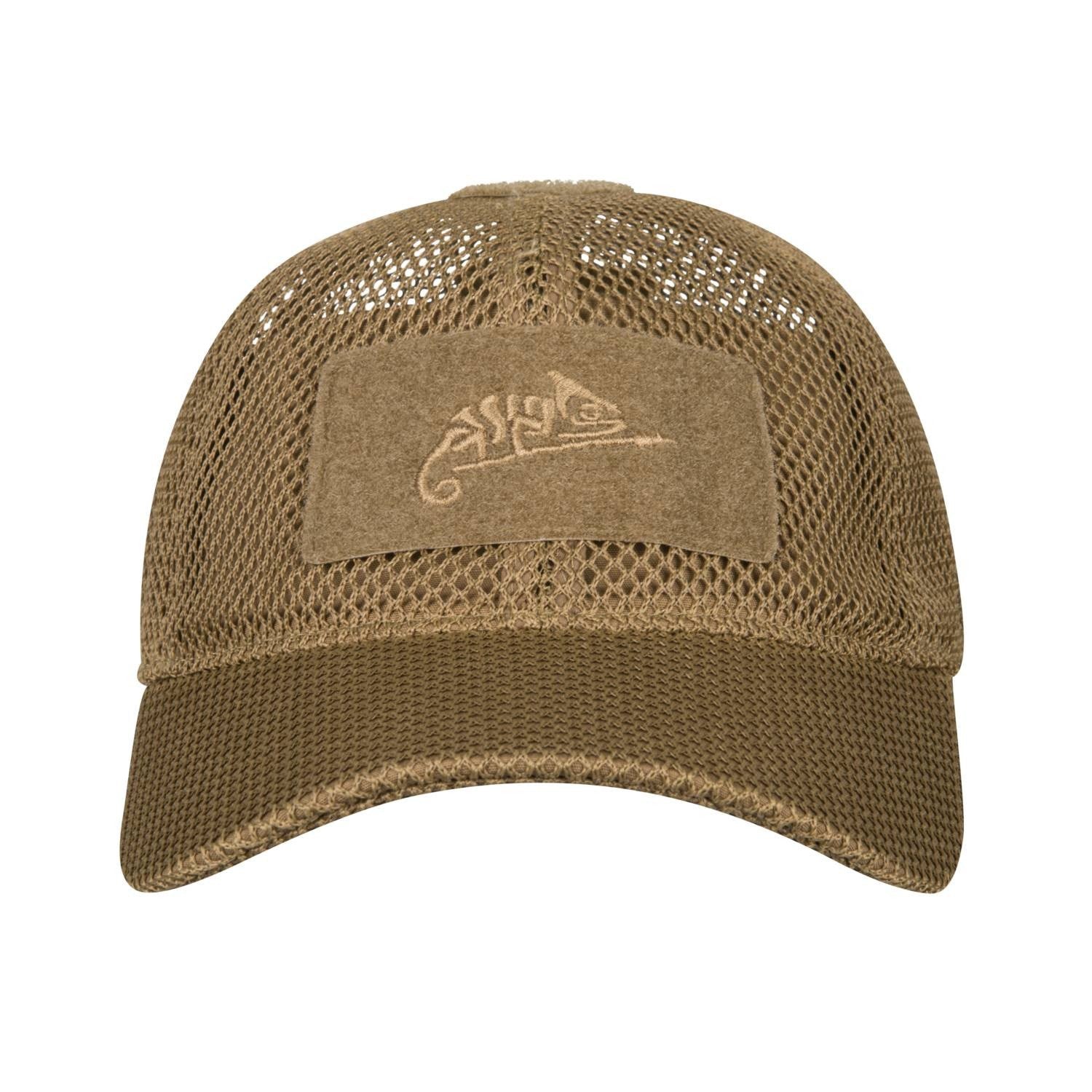 Gorra BBC Mesh negra de rejilla, vista frontal con visera