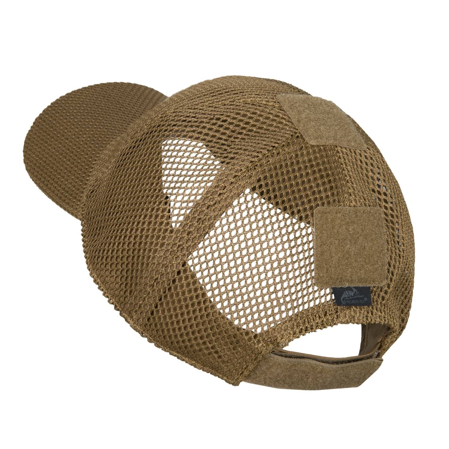 Gorra BBC Mesh negra de rejilla, vista frontal con visera