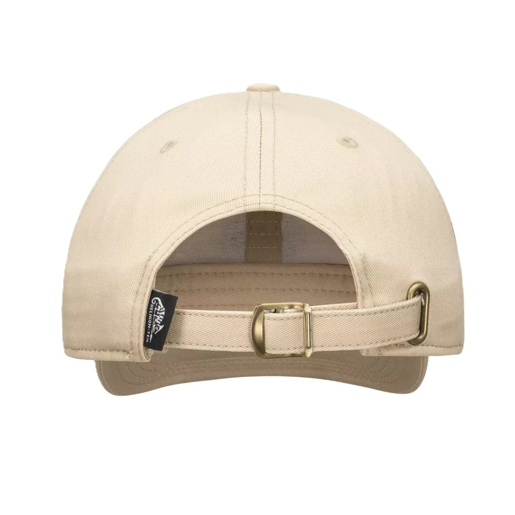 Gorra Bushcraft patch kaki con logo de fuego de campamento