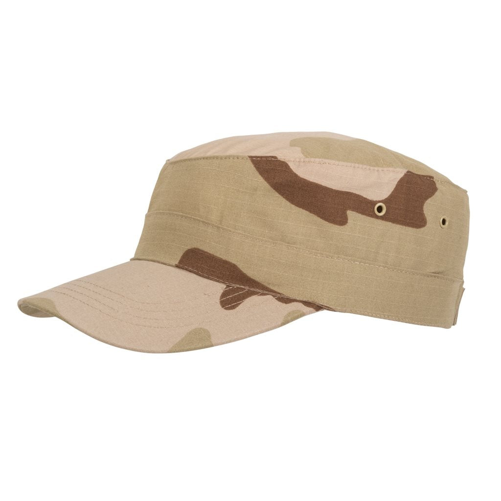 Gorra COMBAT Rip-Stop US Desert, corte BDU, ajustable y muy transpirable