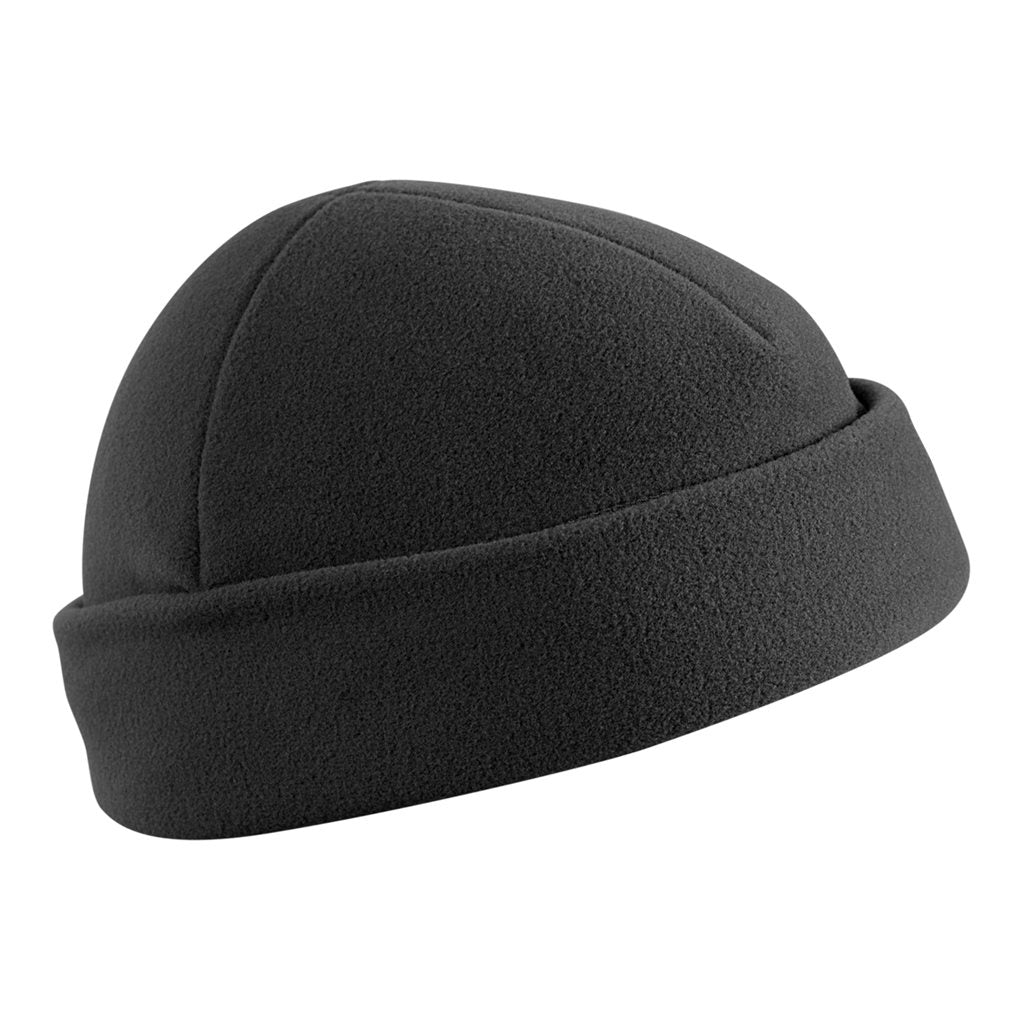 Gorro SUPERFINE Fleece negro, tejido de forro polar