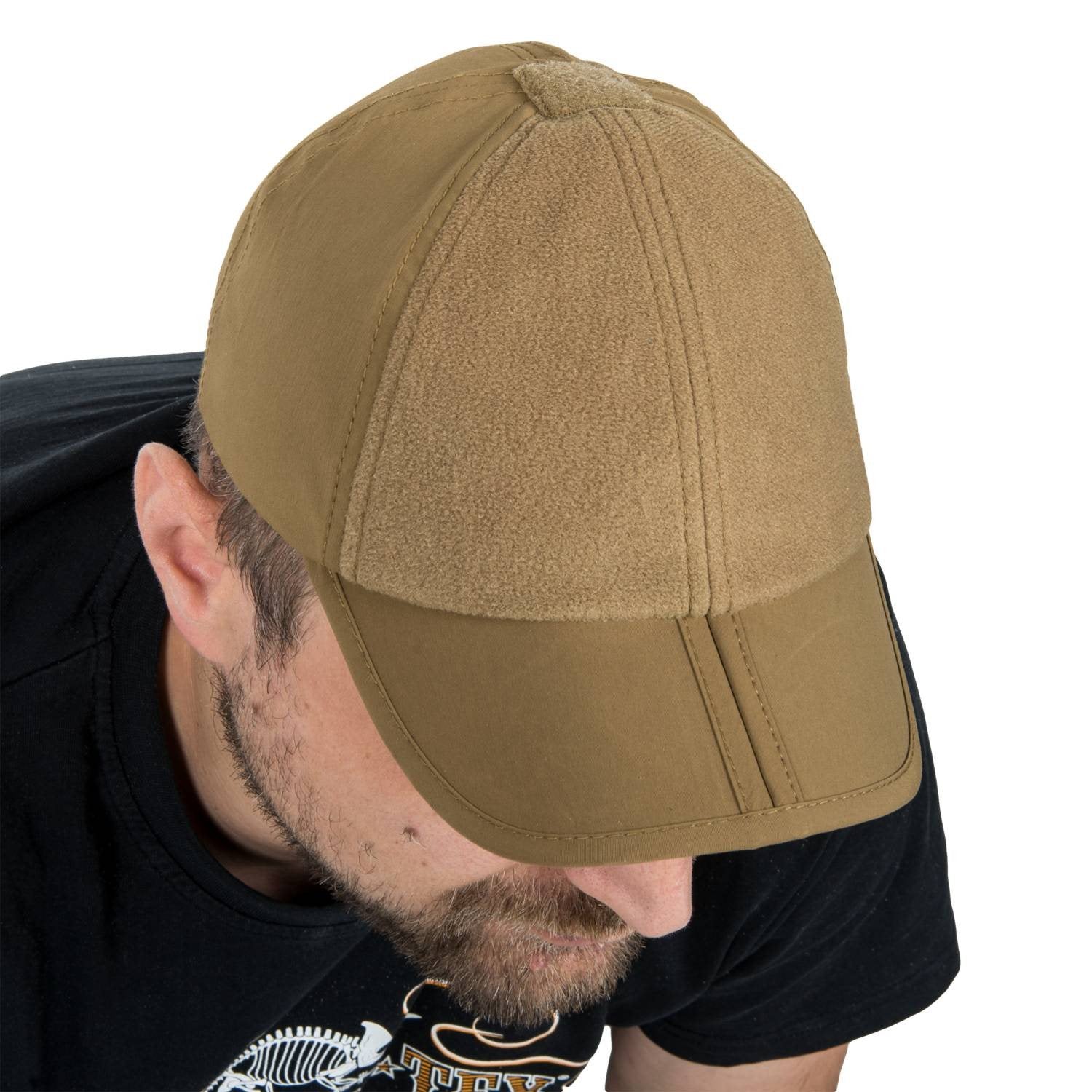 Gorra de béisbol plegable BBC negra HELIKON